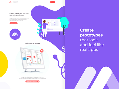 Mokup Web Redesign adobexd animation app art branding design desktop illustration interaction ios logo mark minimal mobile mockup prototyping userexperience userinterfacre vector website