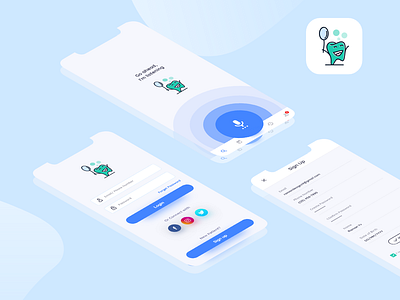 Dentist App android app appointment booking dental dentalassistant dentalcare dentist app design digital dribbble illustration ios shedule teeth