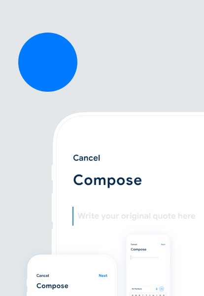 Quotey App Ui Design by 尺卂爪卂几 on Dribbble
