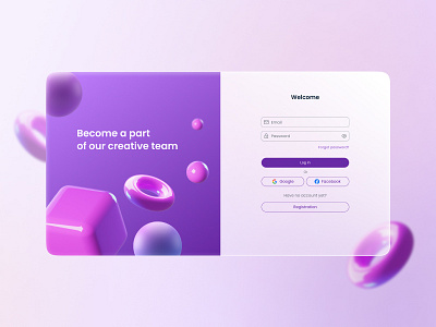 Sign up page dailyui design ui web