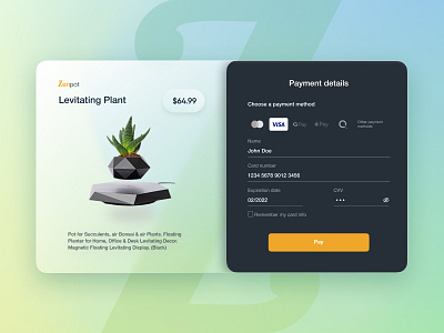 #DailyUI_2_Credit Card Checkout dailyui design ui web