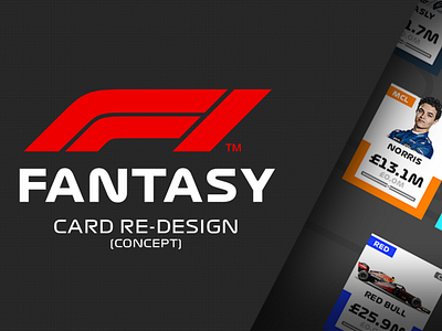 F1 Fantasy Card Re-Design - Concept