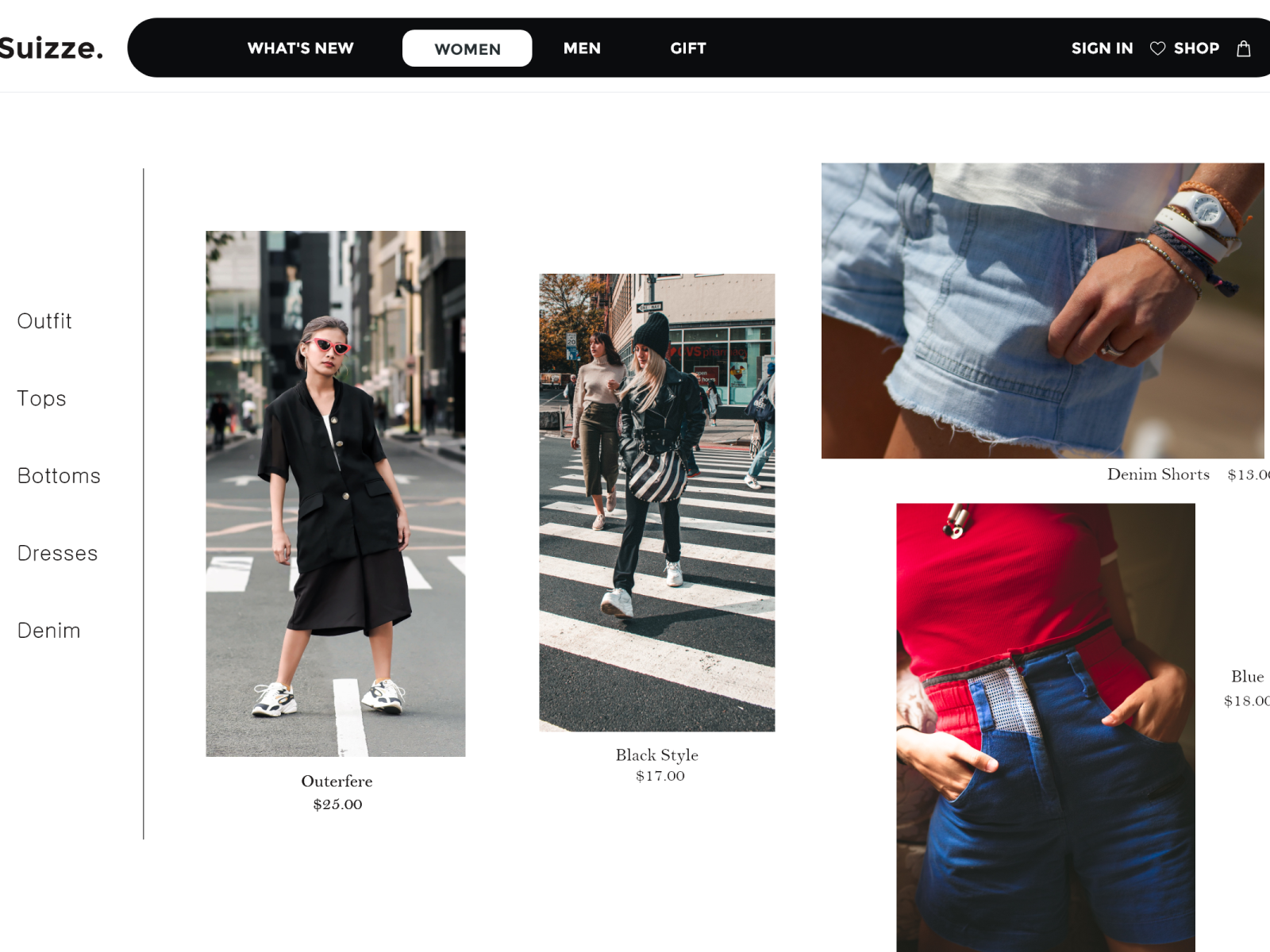 Clothing Store Menu by Nadya Chrysanti Halim on Dribbble