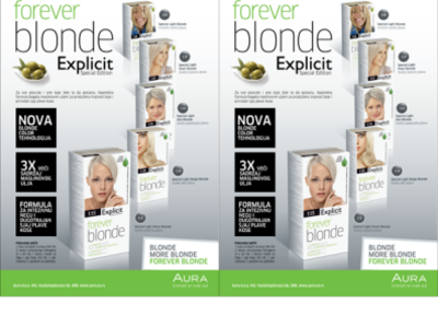 Plakat A3 Forever Blonde