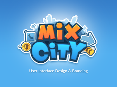 mix city game logo