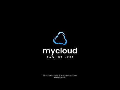 mycloud logo concept branding inkscape logo logodesign vector