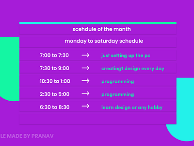 Time-Table(schedule)---Day-1