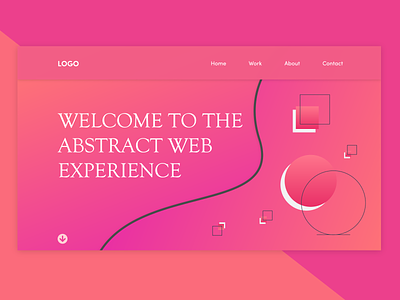 Landing page header