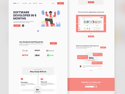 E-Learning Landing Page