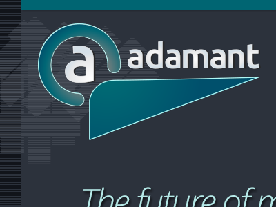 Adamant Logo and Homepage