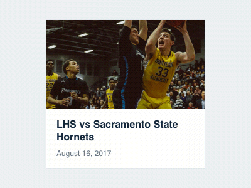 Hudl lib card