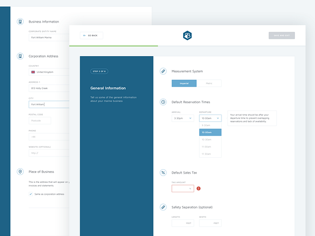 Onboarding Forms By Nat Hayward On Dribbble