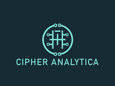 Cipher Analytica - Logo Design brand design brand identity brand identity design branding design graphic design illustration logo logo design