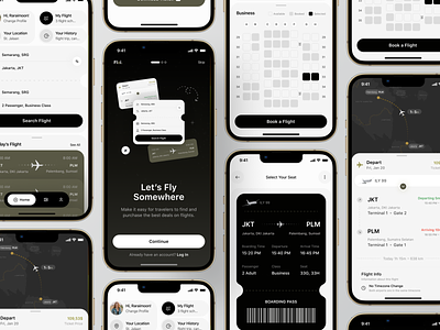 Flai - Flight Booking Mobile App airlines airplane airport application boarding pass booking design flight flight app flight booking fly ios mobile resort schedule ticket travel ui ux vacation