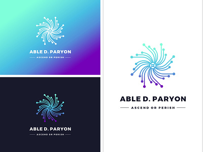 Able D. Paryon app branding colorful connect design icon illustration internet logo minimalist people technology typography vector
