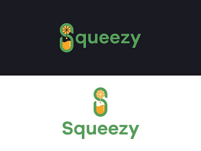 Squeezy branding colorful design icon illustration logo minimalist nature typography vector