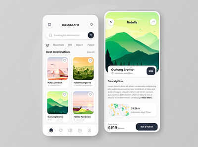 Travel Mobile App app design mobile mobile app travel app ui ux