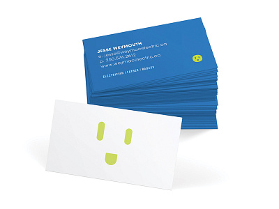 Weymac Business Cards branding business cards