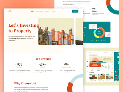 Property Investment Website apartment flat freebies home house investment product design property prototype ui web ui website websites