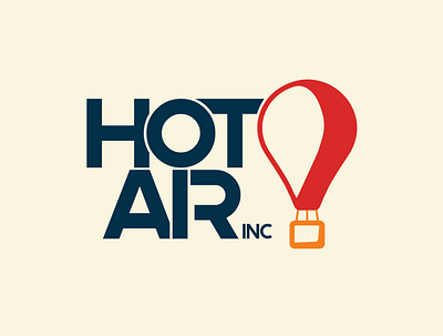 Hot Air Logo design logo vector