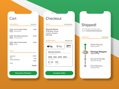 Mobile Checkout UI