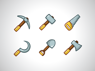 Game Icons - Tools illustration ui vector