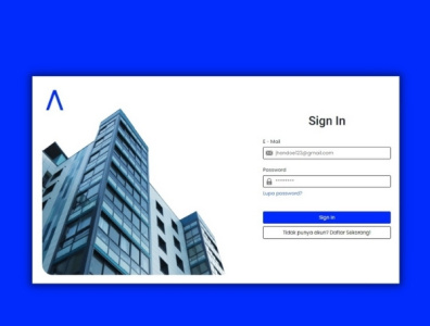 SIGN IN PAGE design login masuk register sign in web website