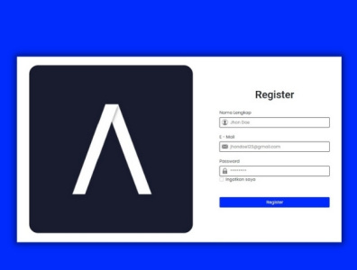 REGISTER PAGE design register sign up web website