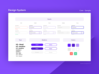 Design System Sample