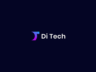 DT Technology Modern Logo