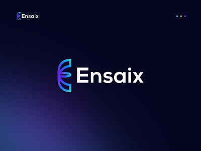 E letter mark | Ensaix | Modern logo design-unused