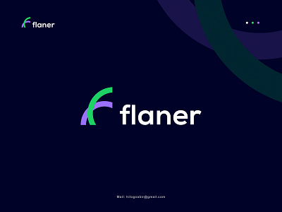 F letter logo design-flaner-unused