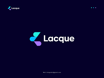 L Letter Logo Design-Lacque-unused
