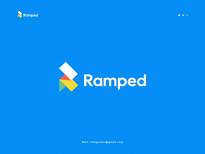 R logo design - Ramped