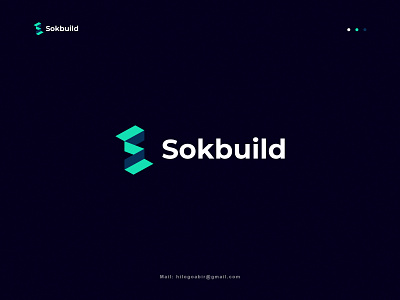 Sokbuild logo-S letter mark