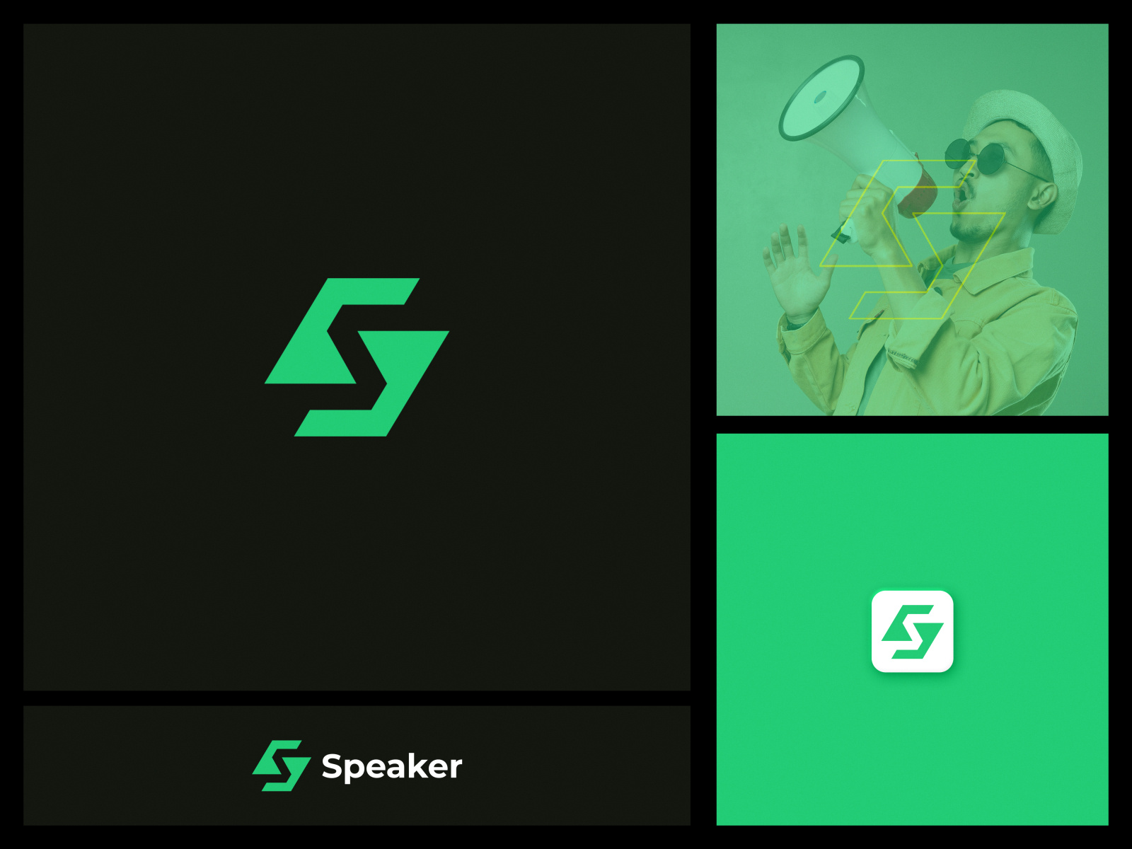 Speaker logo design - Unused by Abir | Logo Designer on Dribbble