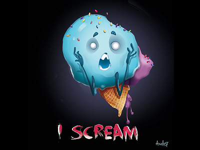Creamy - Final version cream eat freaky funny greed halloween horror ice sin sugar