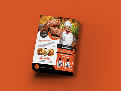 Food Flyer brand design branding design business flyer creative design flyer flyer design flyer template flyers food flyer food flyer design graphic design typography unique flyer