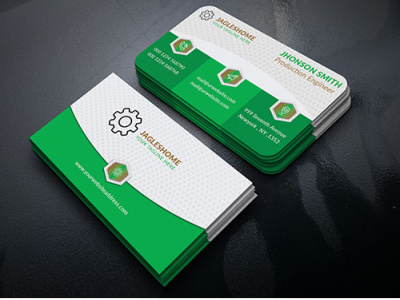 Modern Business Card brand identity brand identity design branding design business card business card template business cards corporate business card corporate design corporate identity creative design graphic design green design horizontal horizontal business card modern business card modern design new design unique design