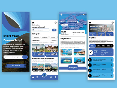 Travel App Design