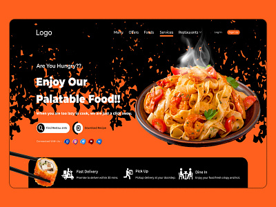 Food Webslider Design