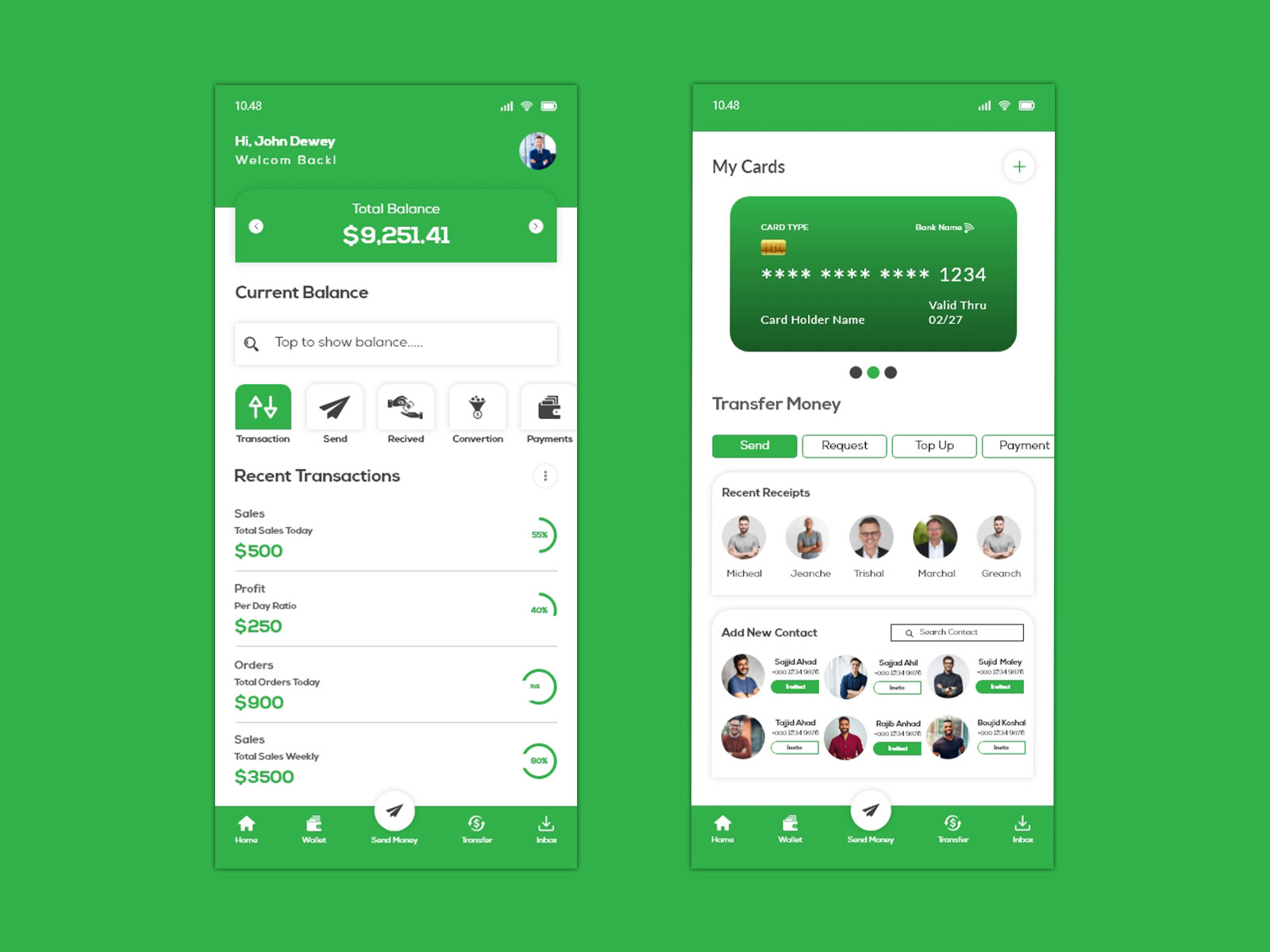 money-transfer-app-by-tahmina-haque-mim-on-dribbble