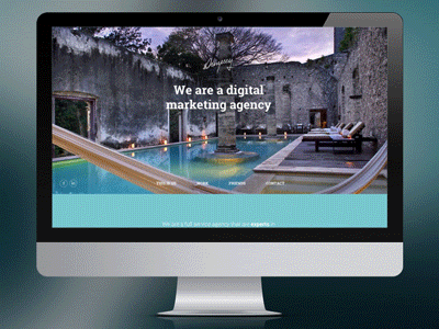 Dempsey.se - Start page agency dempsey design digital marketing portfolio site work