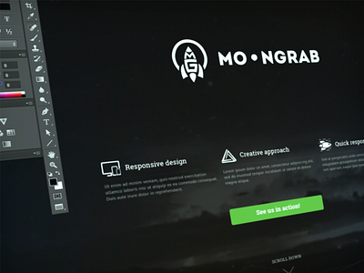 Moongrab website WIP