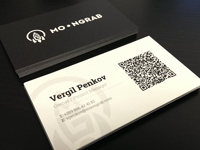 Moongrab business card design