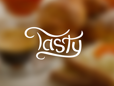Tasty logo logotype tasty typography wordmark