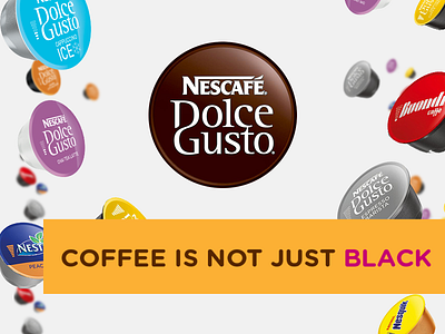 NESCAFÉ® Dolce Gusto® Coffee is not just black