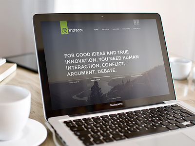 intracol website design designer engise intracol site web website