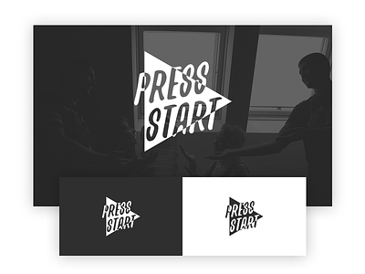 Press Start agency logo logotype play pr press start