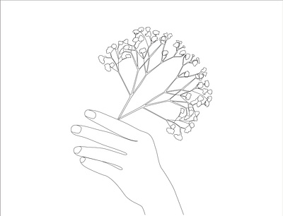 art abstract art avatar art beautyful art flower art hand art illustration minimal one line one line art